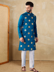 Men Ethnic Motifs Embroidered Grandeur & Majestic Artwork Kurta