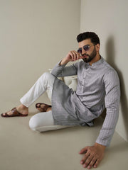 Men Ethnic Motifs Regular Kurta with Trousers