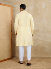 Men Ethnic Motifs Embroidered Kurta with Trousers
