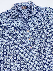 Men Ethnic Motifs Embroidered Regular Chikankari Kurta with Trousers