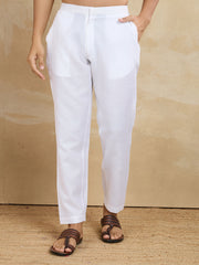 Floral Embroidered Chikankari Shirt Collar Straight Kurta With Trousers