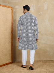 Men Ethnic Motifs Embroidered Kurta with Trousers