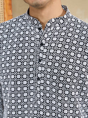 Men Ethnic Motifs Embroidered Kurta with Trousers