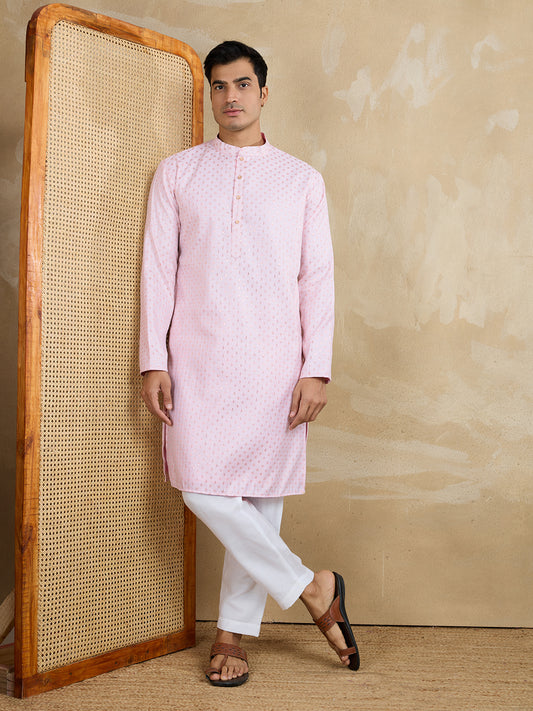 Men Ethnic Motifs Printed Kurta with Trousers