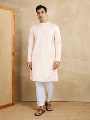 Men Ethnic Motifs Embroidered Kurta with Trousers