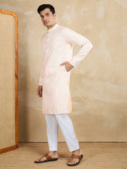 Men Ethnic Motifs Embroidered Kurta with Trousers