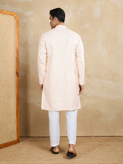 Men Ethnic Motifs Embroidered Kurta with Trousers