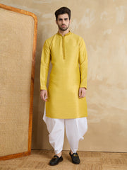 Men Ethnic Motifs Printed Kurta with Dhoti Pants