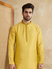 Men Ethnic Motifs Printed Kurta with Dhoti Pants