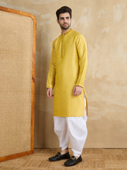 Men Ethnic Motifs Printed Kurta with Dhoti Pants