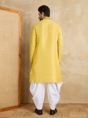 Men Ethnic Motifs Printed Kurta with Dhoti Pants