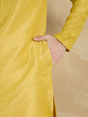 Men Ethnic Motifs Printed Kurta with Dhoti Pants