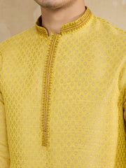 Men Ethnic Motifs Printed Kurta with Dhoti Pants