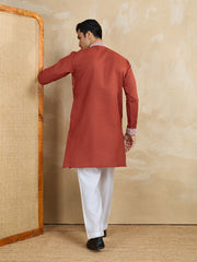 Men Ethnic Motifs Embroidered Kurta with Trousers