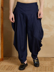 Men Solid Kurta with Dhoti Pants