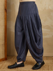 Men Solid Kurta with Dhoti Pants