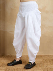 Men Striped Kurta with Dhoti Pants