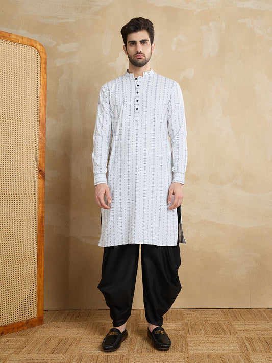 Men Striped Kurta