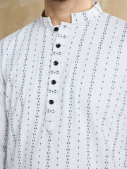 Men Regular Kurta with Dhoti Pants