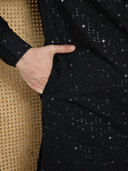 Men Solid Embroidered Kurta with Dhoti Pants