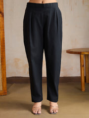 Floral Printed Round Neck Thread Work Kurta With Trousers & Dupatta