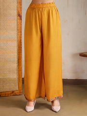 Women Ethnic Motifs Printed Regular Beads and Stones Kurta & Palazzos With Dupatta