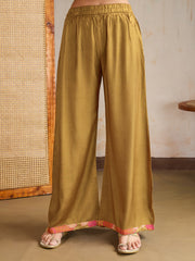 Women Floral Printed Regular Beads and Stones Kurta with Palazzos & Dupatta