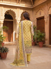 Women Ethnic Motifs Printed Regular Sequinned Kurta with Trousers & With Dupatta
