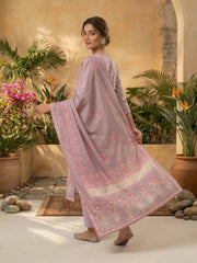 Women Floral Printed and Hand Embroider Kurta & Trouser with Dupatta
