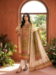 Women Ethnic Motifs Printed and Hand Embroidered Kurta Set with Dupatta