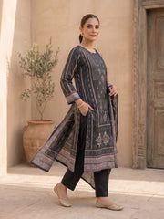 Women Ethnic Motifs Printed Regular Pure Silk Kurta with Trousers & With Dupatta