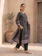 Women Ethnic Motifs Printed Regular Pure Silk Kurta with Trousers & With Dupatta