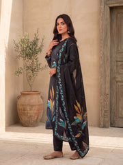 Women Floral Printed Regular Kurta with Trousers & With Dupatta