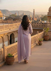 Women Ethnic Motifs Embroidered Regular Thread Work Pure Cotton Kurta with Trousers & With Dupatta