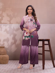 Floral Printed Top with Palazzos