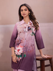 Floral Printed Top with Palazzos