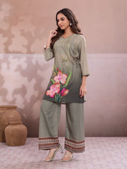 Floral Printed Tunic with Palazzos