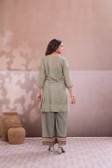 Floral Printed Tunic with Palazzos