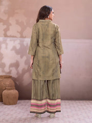 Floral Printed Tunic with Trousers