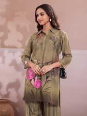 Floral Printed Tunic with Trousers