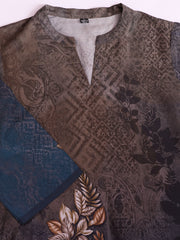 Floral Printed V-Neck Kurti