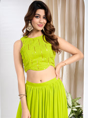 Embroidered Top & Skirt Co-Ord