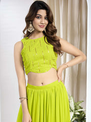 Embroidered Top & Skirt Co-Ord