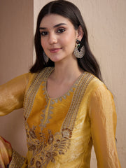 Embroidered Top With Palazzos Co-Ords