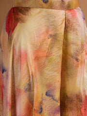 Embroidered Top With Palazzos Co-Ords