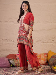 Ethnic Motifs Printed A-Line Tunic & Palazzo