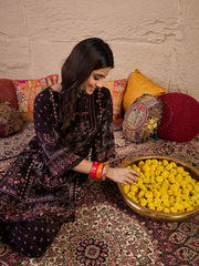 Printed Round Neck Tunic With Palazzo