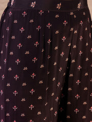 Printed Round Neck Tunic With Palazzo