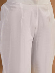 Embroidered Round Neck Top & Palazzos Co-Ords