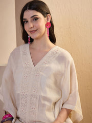 Women Self Design Tunic with Palazzos